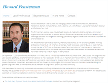 Tablet Screenshot of howardfensterman.com